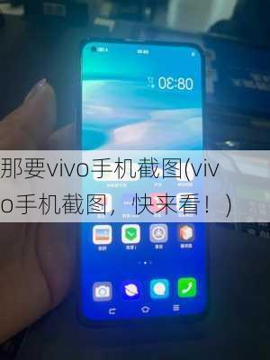 那要vivo手机截图(vivo手机截图，快来看！)