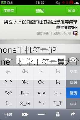 iphone手机符号(iPhone手机常用符号集大全)