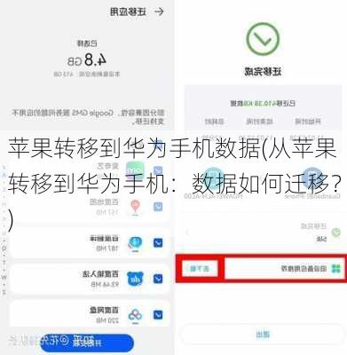 苹果转移到华为手机数据(从苹果转移到华为手机：数据如何迁移？)