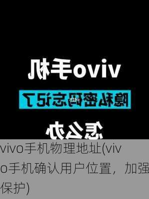 vivo手机物理地址(vivo手机确认用户位置，加强隐私保护)