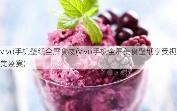 vivo手机壁纸全屏食物(vivo手机全屏美食壁纸享受视觉盛宴)