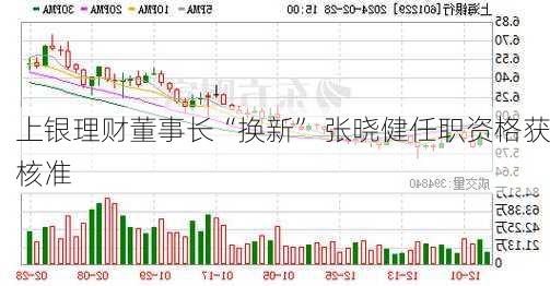 上银理财董事长“换新” 张晓健任职资格获核准