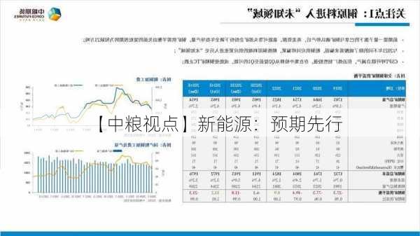 【中粮视点】新能源：预期先行