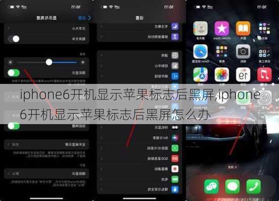 iphone6开机显示苹果标志后黑屏,iphone6开机显示苹果标志后黑屏怎么办