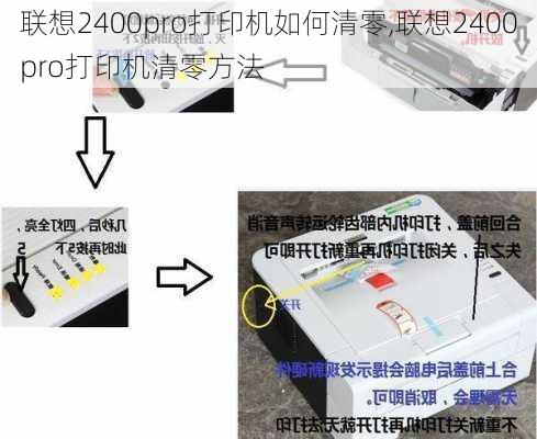 联想2400pro打印机如何清零,联想2400pro打印机清零方法