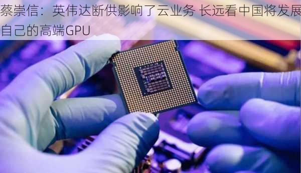 蔡崇信：英伟达断供影响了云业务 长远看中国将发展自己的高端GPU