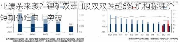 业绩杀来袭？锂矿双雄H股双双跌超6% 机构称锂价短期仍难向上突破