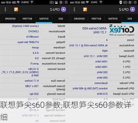 联想笋尖s60参数,联想笋尖s60参数详细