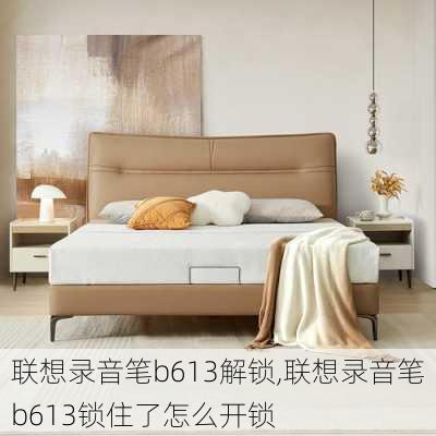 联想录音笔b613解锁,联想录音笔b613锁住了怎么开锁