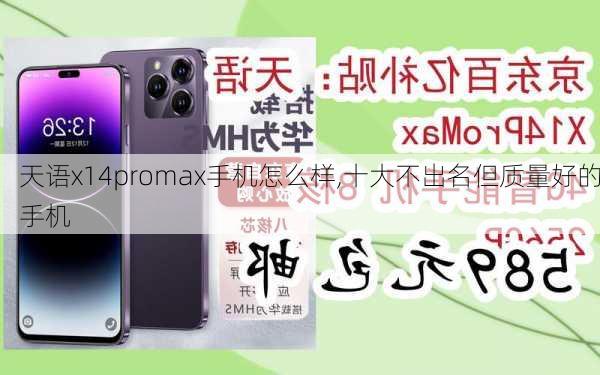 天语x14promax手机怎么样,十大不出名但质量好的手机