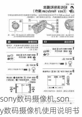 sony数码摄像机,sony数码摄像机使用说明书