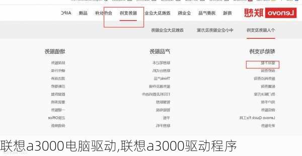 联想a3000电脑驱动,联想a3000驱动程序