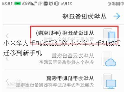 小米华为手机数据迁移,小米华为手机数据迁移到新手机