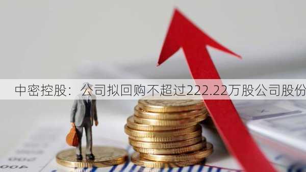 中密控股：公司拟回购不超过222.22万股公司股份