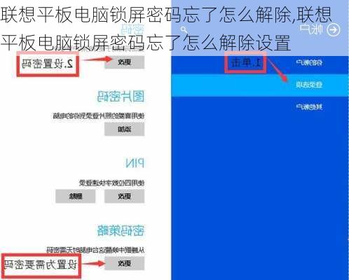 联想平板电脑锁屏密码忘了怎么解除,联想平板电脑锁屏密码忘了怎么解除设置