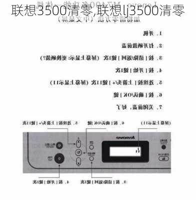 联想3500清零,联想lj3500清零