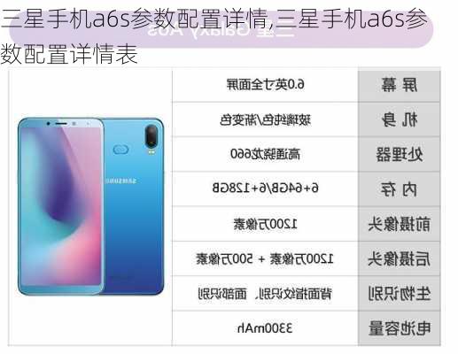 三星手机a6s参数配置详情,三星手机a6s参数配置详情表