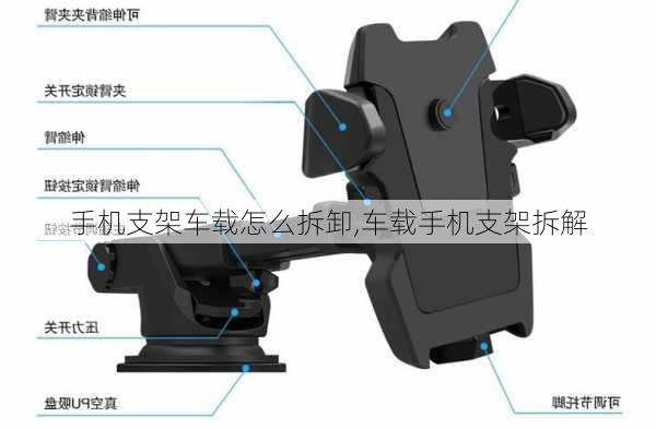 手机支架车载怎么拆卸,车载手机支架拆解