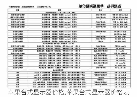 苹果台式显示器价格,苹果台式显示器价格表