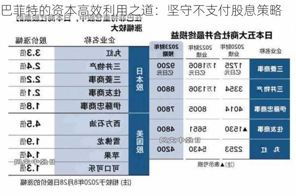 巴菲特的资本高效利用之道：坚守不支付股息策略