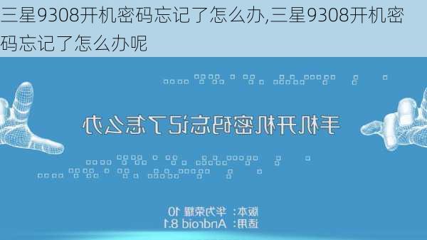 三星9308开机密码忘记了怎么办,三星9308开机密码忘记了怎么办呢