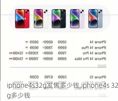 iphone4s32g发售多少钱,iphone4s 32g多少钱