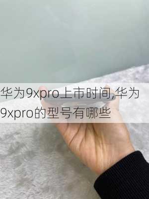 华为9xpro上市时间,华为9xpro的型号有哪些