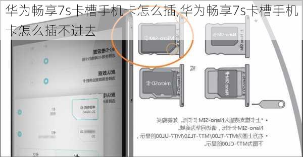 华为畅享7s卡槽手机卡怎么插,华为畅享7s卡槽手机卡怎么插不进去