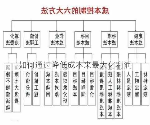 如何通过降低成本来最大化利润