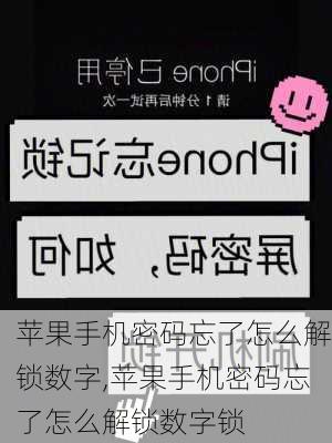 苹果手机密码忘了怎么解锁数字,苹果手机密码忘了怎么解锁数字锁