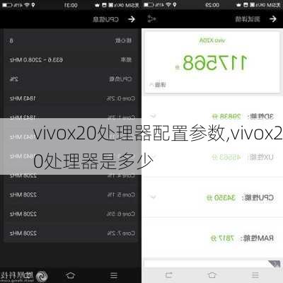 vivox20处理器配置参数,vivox20处理器是多少