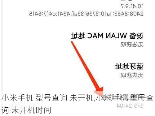 小米手机 型号查询 未开机,小米手机 型号查询 未开机时间