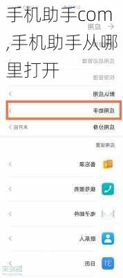 手机助手com,手机助手从哪里打开