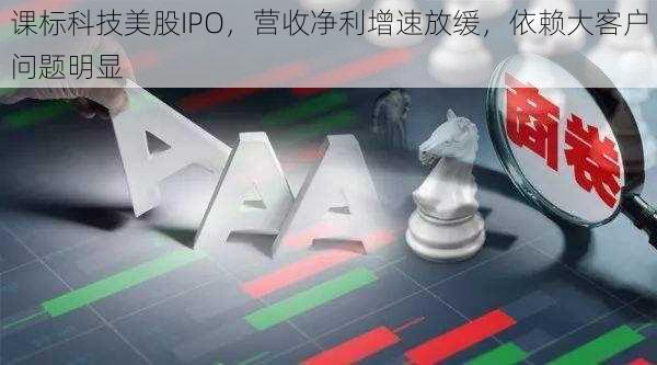 课标科技美股IPO，营收净利增速放缓，依赖大客户问题明显