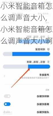 小米智能音箱怎么调声音大小,小米智能音箱怎么调声音大小啊