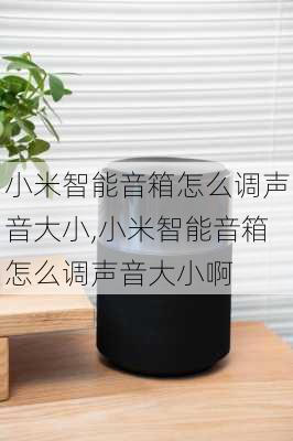 小米智能音箱怎么调声音大小,小米智能音箱怎么调声音大小啊