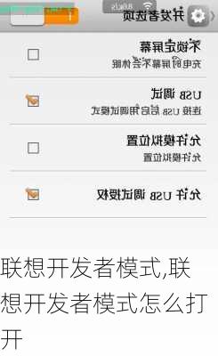 联想开发者模式,联想开发者模式怎么打开