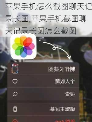 苹果手机怎么截图聊天记录长图,苹果手机截图聊天记录长图怎么截图