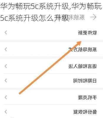 华为畅玩5c系统升级,华为畅玩5c系统升级怎么升级