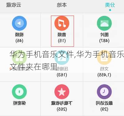 华为手机音乐文件,华为手机音乐文件夹在哪里