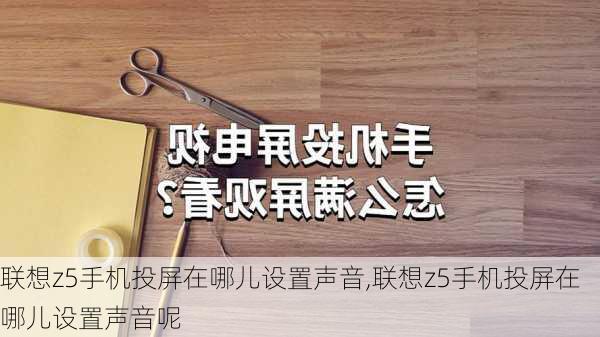 联想z5手机投屏在哪儿设置声音,联想z5手机投屏在哪儿设置声音呢