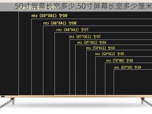 50寸屏幕长宽多少,50寸屏幕长宽多少厘米