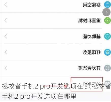 拯救者手机2 pro开发选项在哪,拯救者手机2 pro开发选项在哪里