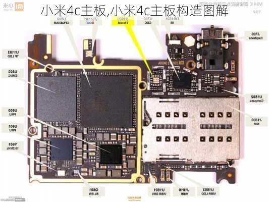 小米4c主板,小米4c主板构造图解