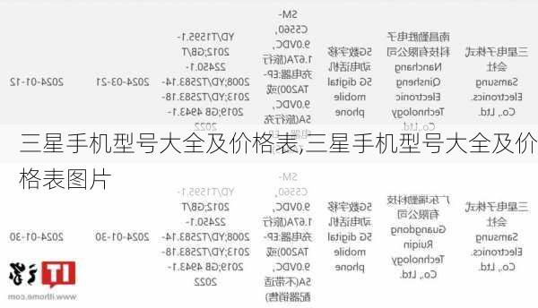 三星手机型号大全及价格表,三星手机型号大全及价格表图片