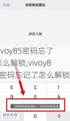 vivoy85密码忘了怎么解锁,vivoy85密码忘记了怎么解锁