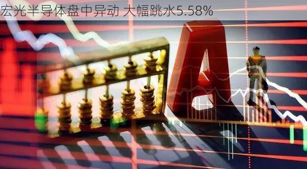 宏光半导体盘中异动 大幅跳水5.58%