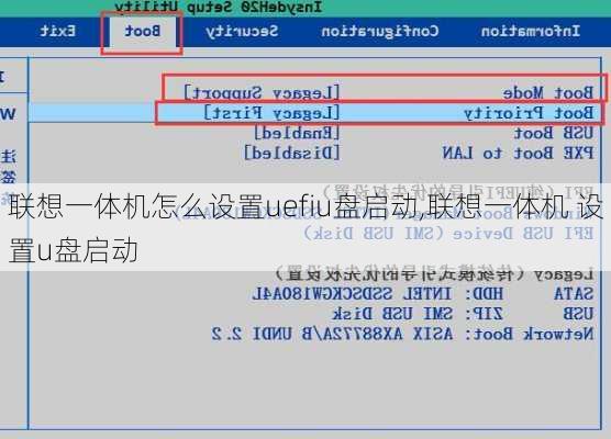 联想一体机怎么设置uefiu盘启动,联想一体机 设置u盘启动