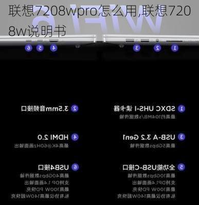 联想7208wpro怎么用,联想7208w说明书