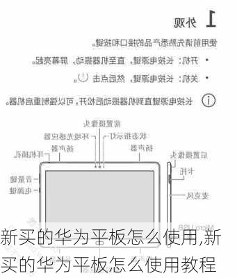 新买的华为平板怎么使用,新买的华为平板怎么使用教程